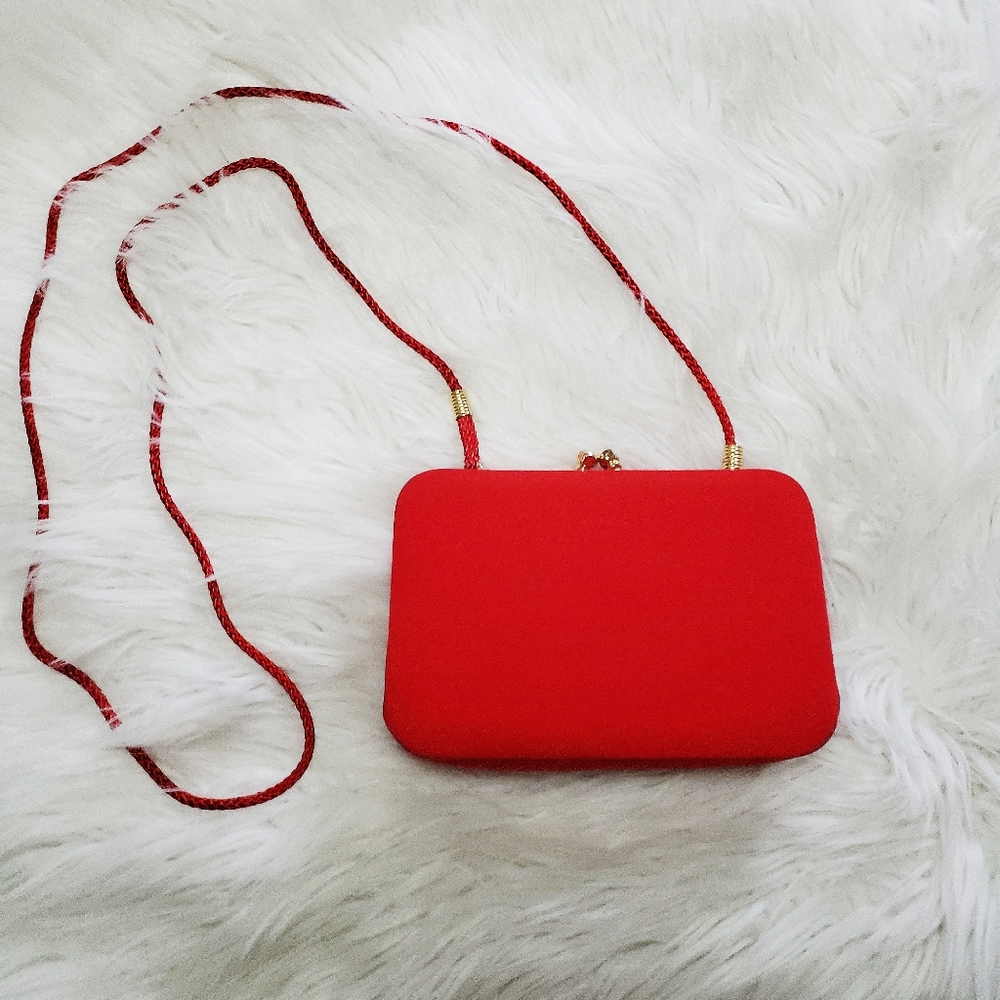 Small Red Evening Clutch